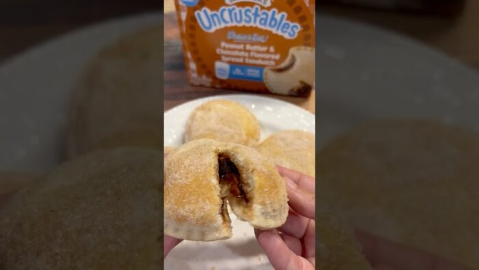 Air Fryer Cinnamon Sugar Uncrustables # #reclaimthetable #easyrecipe #crazybusymama