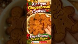Air Fryer Gingerbread Cookies | Easy  Cookie Recipe