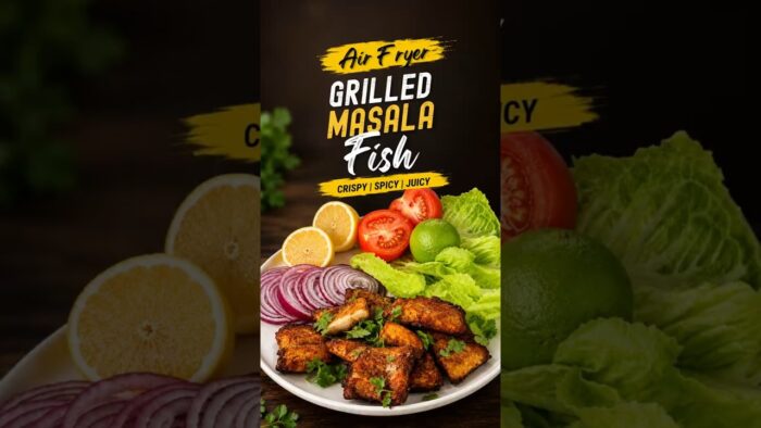 Air Fryer Masala Fish | Healthy & Crispy Fish Chunks Recipe!