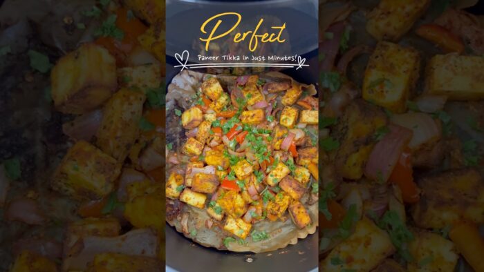 Air Fryer Paneer Tikka – Crispy🧀 #airfryer #cooking #paneer #recipe #cookingvideo#ai #reels #shorts