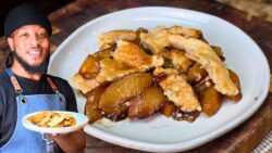 Air Fryer Peach Cobbler That Tastes Like Grandma Made It!