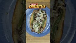 Air Fryer Philly Cheesesteak in 15 Minutes! 🤯 #airfryer #recipe #shorts