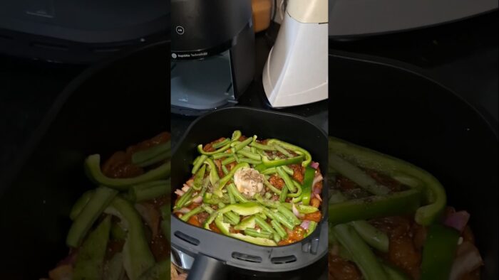 Air Fryer recipe😋 | Chicken recipe #shortvideo #food #lunchboxideas #airfryer