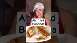 Air fried bananas #bananas #airfryer #recipe #snacks #easyrecipe
