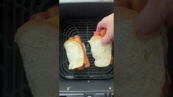 Air fryer grilled cheese hot dogs #airfryer #recipe #airfryerrecipes #easyrecipe