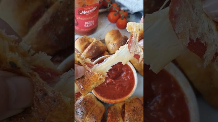 Air fryer pepperoni crescent rolls 🧀 #airfryer #recipe #appetizer #ad