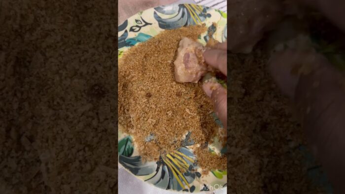 AirFryer Fried Chicken Nuggets at home🍗 #friedchicken #chickennuggets #homemadefood #healthy #tasty