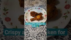 Airfry Crispy durmstick 💫 recipe for kids #shorts #viral #food -Colorsofdhani2018