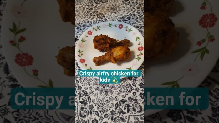 Airfry Crispy durmstick 💫 recipe for kids #shorts #viral #food -Colorsofdhani2018