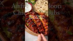 Airfryer Tandoori Chicken Skewers & Rice #airfryer #recipe #chicken #skewers #kebabs #viral ...