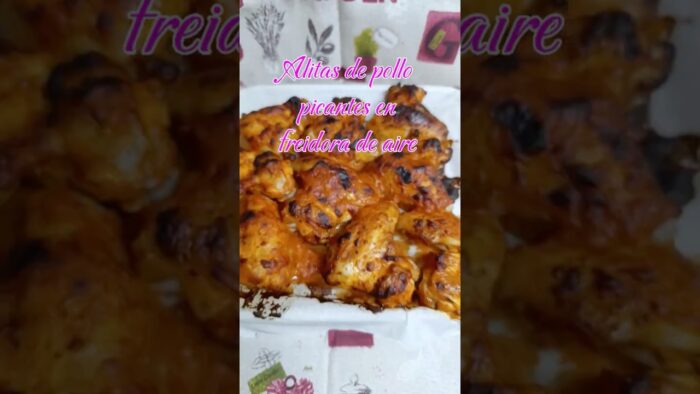 Alitas picantes en freidora de aire #airfryer#freidoradeaire#alitas #recetasfaciles#keto#ketoespaña