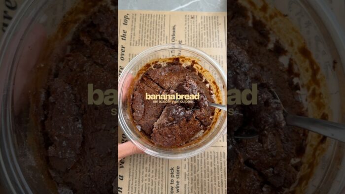 Banana Bread sin azúcar