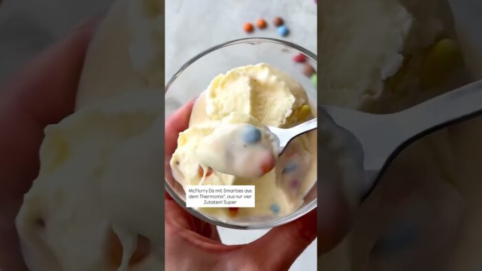 Besser als das Original?! 🍦 Cremiges McFlurry®-Style Smarties-Eis | Thermomix® Rezept