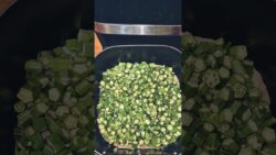 Bhindi Aloo In Airfryer #bhindialoo #shortvideo #shorts #reels #recipe #cooking #ytshorts