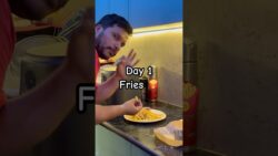 «Bhookh Lagi? Air Fryer Me Banai Zero Oil French Fries | Quick Recipe»#vlog #shorts #veggiefries