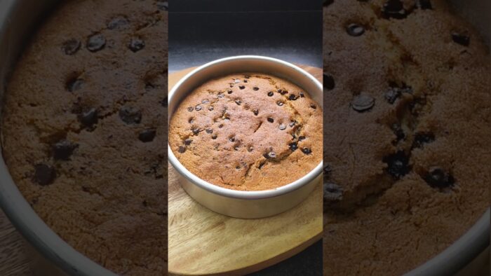 Birthday special Butter Chocochip Cake | Air Fryer Cake | No oven recipe