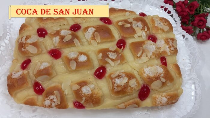 COCA DE SAN JUAN SIN AMASAR en Monsieur Cuisine Connect/ Plus/ Thermomix/Mambo-COCA DE SANT JOAN