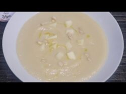 CREMA DE CALABACÍN Y MANZANA en Mambo, Monsieur Cuisine y Thermomix