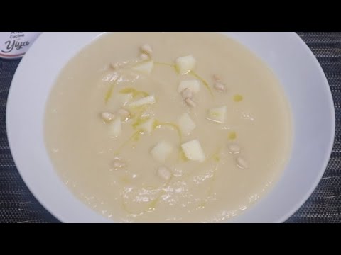 CREMA DE CALABACÍN Y MANZANA en Mambo, Monsieur Cuisine y Thermomix