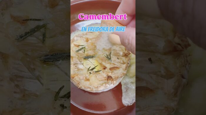 Camembert en Freidora de Aire 🧀😏#keto #ketoespaña #diet #cetosis #queso  #recetasnavideñas