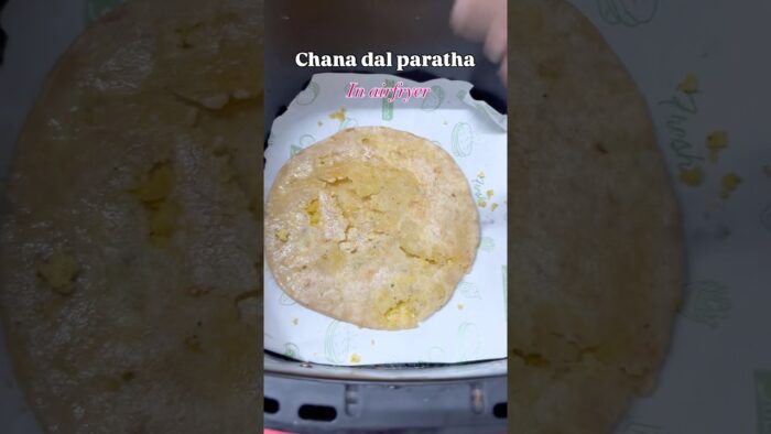Chane ki dal wala paratha in airfryer healthy recipe #viral || up famous bhidai