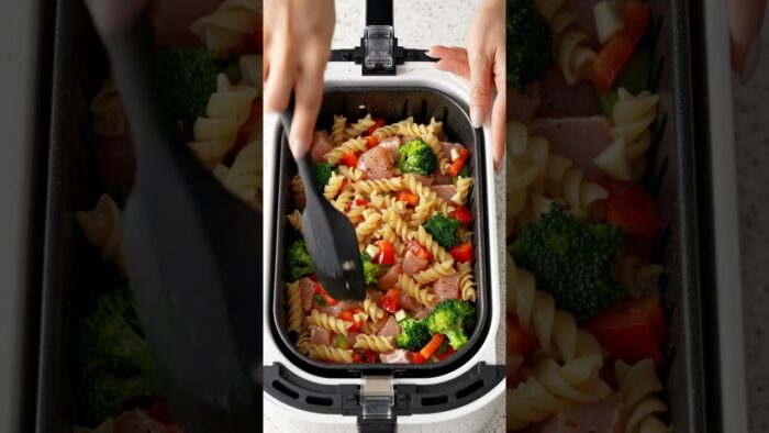 Chicken and Vegetable Pasta #airfryer #recipe #cooking #food #easyrecipe