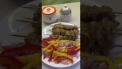 Chicken kebab in air fryer.   #food #foryou #recipe #public #cooking