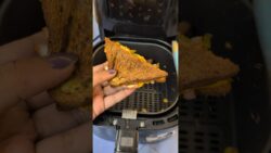 Creamy Sandwich Recipe in Air Fryer 🤤😋 Easy Snacks Recipe 🫣#shorts #shortsfeed #recipe #viral