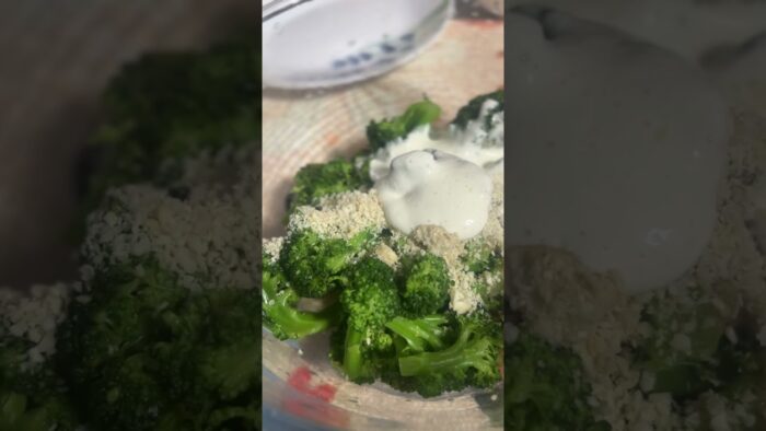 🥦🧀 Creamy, cheesy, and irresistible! Air Fryer Malai Broccoli topped with extra melted cheese. ✨