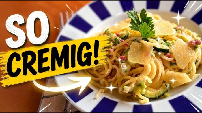 🍝Cremige Zucchini-Pasta aus dem Thermomix® | Ruck-Zuck-Rezept!