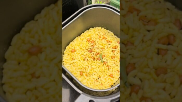 Crispy Air Fryer Murmura Recipe 🥣 | 5-Minute Healthy Snack #AirFryer #HealthySnack