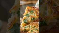 🥔 Crispy Air Fryer Potato Onion Pancake | Golden, Crunchy & Ready in 20 Minutes! 🤤 #shorts