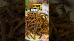 Crispy Bhindi in Air Fryer | 15 Min No Fry Bhindi Recipe
