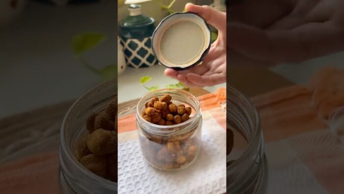 Crispy Protein Snack😍 | Healthy & Crunchy Recipe | Chana Masala #shorts #recipe #shortsfeed #snacks