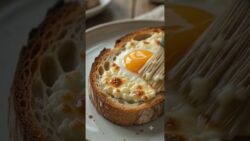 Crispy air fryer cottage cheese and egg toast recipe #airfryer