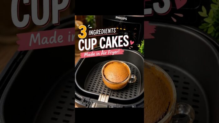 Cup Cakes In Air Fryer #reels #ytshorts#recipe #cupcake#sweet#cake #airfryer#homemade #cookingshorts