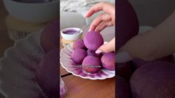 [ DAY 1 ] Easy Air Fryer Ube Mochi Balls! 💜 🌟