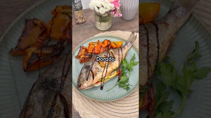Delicate Air Fryer Dorado with Citrus 🍋🐟✨Juicy, tender, and full of fresh citrus flavor! 🤍