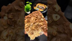 Easy Chocolate Nut Bark in Air Fryer 🤎 #Shorts #AirFryer #Dessert #Recipe #Chocolate