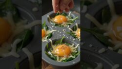 Easy air fryer crispy cheese and egg cups #recipe