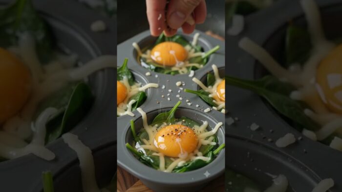 Easy air fryer crispy cheese and egg cups #recipe