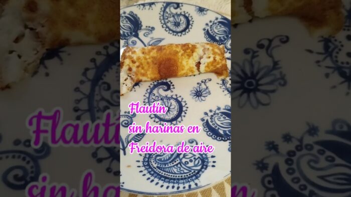 Flautín sin harinas en Freidora de aire #airfryer #breakfast #snacks #keto #ketoespaña