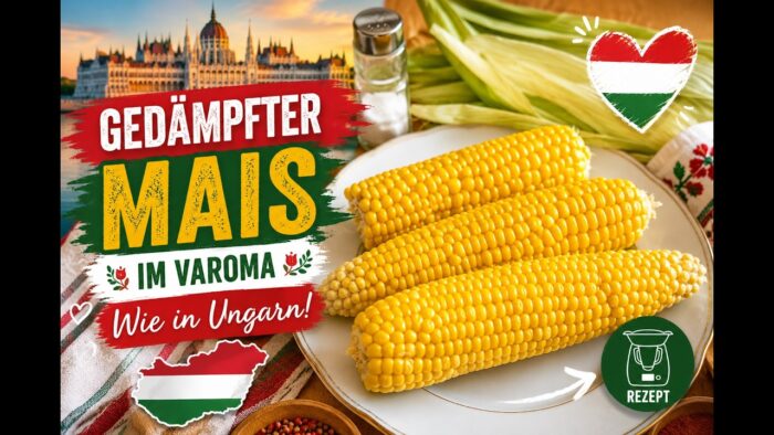 Frischen Mais im Thermomix garen 🌽 So wird er butterzart & saftig!