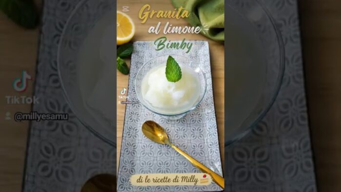 Granita limone 🍋 con Bimby