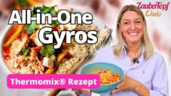 Griechisches Putengyros mit Metaxasoße All-in-One – schnell & einfach! | Thermomix® Rezept