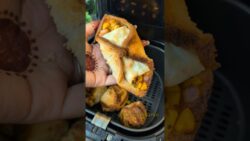 Guilt free Paneer Puff in Air Fryer 🤤😋|| Easy Snacks Recipe🫣😋#shorts #viral #trending #youtubeshorts