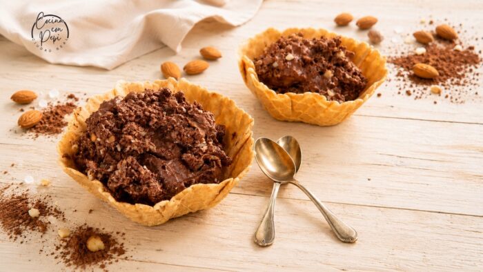 🍫 HELADO VEGANO DE CHOCOLATE SIN AZÚCAR EN THERMOMIX | ¡Solo 3 ingredientes y listo en 5 minutos!