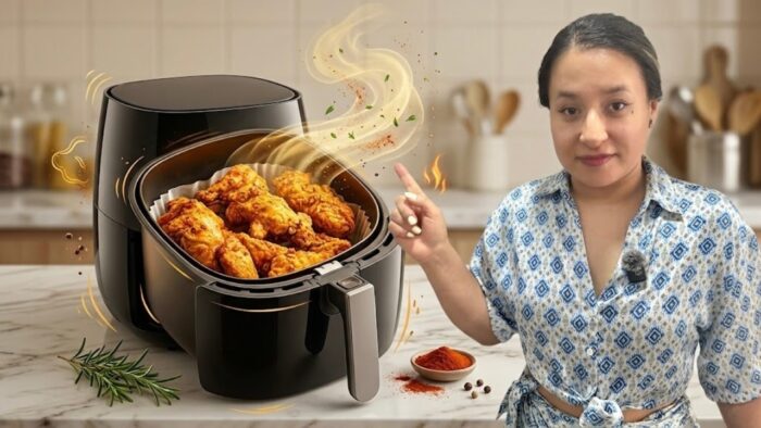 Hago Pollo estilo KFC en la FREIDORA de Aire | delicioso y crujiente