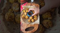 Healthy Corn Cheese Pakoda Recipe | Air Fryer Pakoda | Crispy Monsoon Snack | Low Oil Recipe