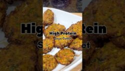 Healthy & Crispy Soya Cutlet Recipe | Easy Air Fryer Soya Recipe #foodshorts #recipe